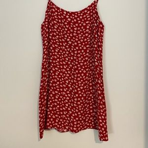 Reformation Red Floral Dress